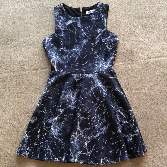 Scuba Print Skater Dress - Picture 1 of 4